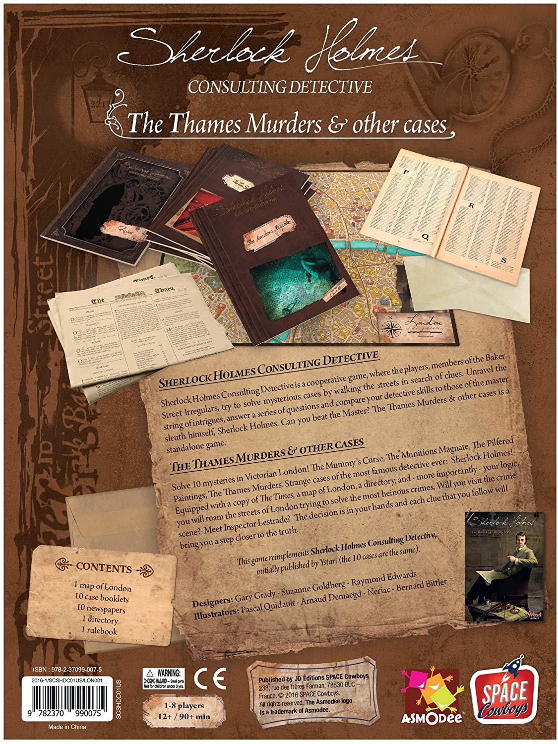 Sherlock Holmes Consulting Detective : The Thames Murders and Other Cases